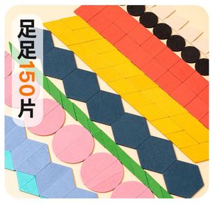 Cartes flash préscolaires pour l'entraînement de l'imagination et du QI des enfants, jeu de puzzle créatif en forme de puzzle - Product Image 5