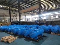 Compresseur d'air à piston à entraînement par courroie industrielle_7,5 ch/5 kW Pompe à deux étages