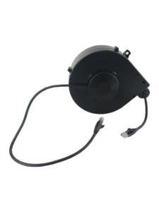 كابل تمديد كهربائي بلاستيكي قابل للدوران وإعادة اللف التلقائي بطول 7 أمتار و8 أسلاك قابلة للسحب DYH-1703 كابل شبكة - Product Image 5