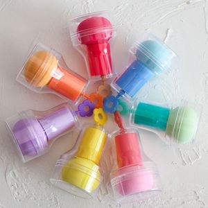 Éponge de maquillage en forme de coquille de champignon, douce et colorée, lavable à sec et à l'eau, pour anticernes et fond de teint - Product Image 2