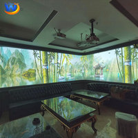 Ktv Bar Club 3d Holographique Immersif Salle Mur Projecteur Système Interactif Projection Cartographie Espace
