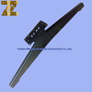 Pie <span class=keywords><strong>de</strong></span> hierro en forma <span class=keywords><strong>de</strong></span> I negro <span class=keywords><strong>de</strong></span> lujo moderno para mesa <span class=keywords><strong>de</strong></span> centro o sofá Marco <span class=keywords><strong>de</strong></span> soporte ligero simple - Product Image 4