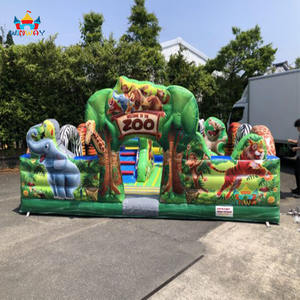 Parque Temático Inflable de PVC para Niños WINWAYTOUS Personalizado, Comercial, para Exteriores, con Temática de Zoológico, para Alquiler, con Capacidad para 2 Pasajeros de 100-500 kg - Product Image 6