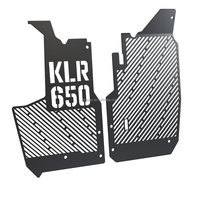 Accesorios de motocicleta para Kawasaki KLR650, protector de radiador KLR 650 Adventure, cubierta protectora de rejilla para radiadores KLR 650 Traveler