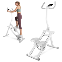 Escalier pliant en alliage d'aluminium RS pour l'exercice à domicile et le fitness cardio, simulateur d'escalade vertical avec fonction de remodelage corporel