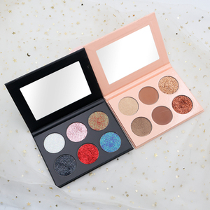 Palette d'ombres à paupières personnalisée DIY, 36 mm, 6 couleurs pigmentées, vegan, palette d'ombres à paupières à <span class=keywords><strong>marque</strong></span> privée - Product Image 5