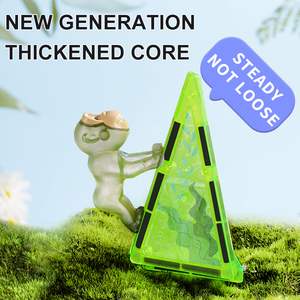 पशु वन दृश्य निर्माण ब्लॉक खिलौना 40 पीसी चुंबकीय शैक्षिक प्लास्टिक टाइल पहेली सेट पैकेजिंग के साथ - Product Image 5