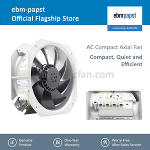 For W2D200-HH04-07 400VAC 2500/2650RPM 52/62W 0.11A 900m3/h Ball Bearing AC Axial <b>Fan</b> 200mm - Product Image 2