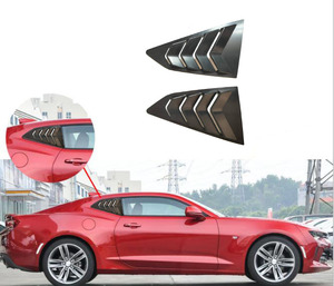 60 Honghang — couvercle de volet de fenêtre arrière, fabrication chinoise de <span class=keywords><strong>voiture</strong></span> en ABS brillant noir, garniture pour camara 2016-2020 - Product Image 1