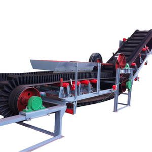 Oluklu yanak ve Cleats 5-50m uzunluk CE sertifikalı Baisheng marka ile yeni büyük açı ayarlanabilir hız bant konveyör - Product Image 2