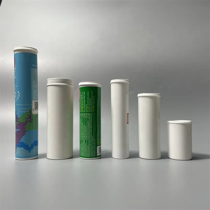 Factory Chewing Gum Vitamin Tablet 29mm plastic Effervescent bottle effervescent tablets tubes for effervescent tablets