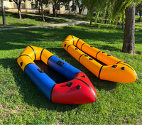 1 preson mini radeau gonflable bateau à rames raftinig bateau pack radeau pêche tpu kayak 2 personnes kayak gonflable à vendre
