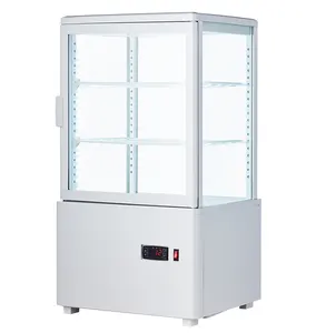 नई आगमन ठंड Countertop चिलर ग्लास प्रदर्शन वाणिज्यिक रेफ्रिजरेटर फ्रिज शोकेस के लिए वाणिज्यिक और घर का उपयोग