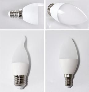 Trung Quốc Nhà Máy HQ LED ánh sáng LED bóng đèn nến nhựa + nhôm bóng đèn C35 CA35 E26 E27 E14 SMD LED bóng đèn - Product Image 5