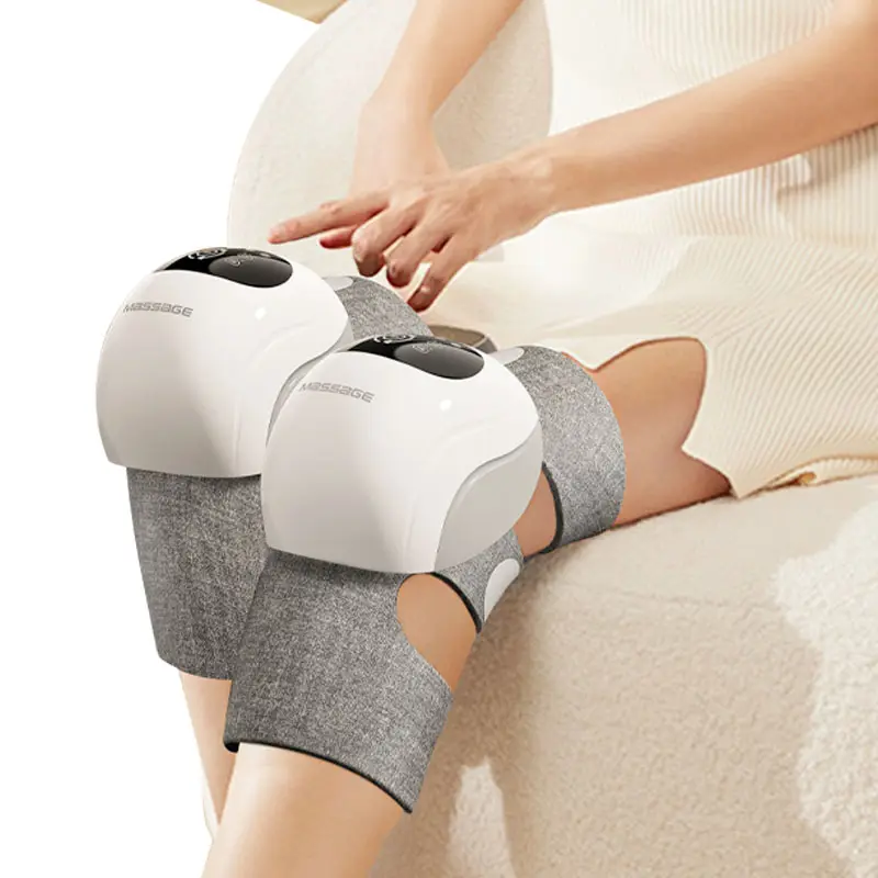 スマートワイヤレス筋肉リラクゼーション鎮痛関節ブレースホットコンプレス電気空気圧縮膝マッサージャー