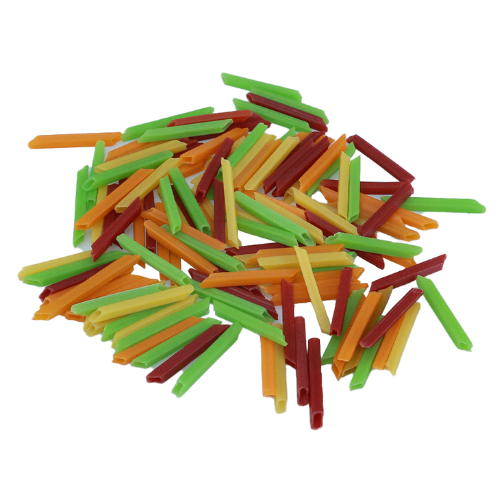 Wholesale of the Latest Flavors of Colorful Square Tube Snacks Semi-Finished Products Wholesale of the Latest Flavors of Colorful Square Tube Snacks Semi-Finished Products