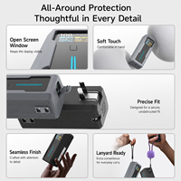 Étui de protection en silicone SIKAI pour batterie externe 2-en-1 CUKTECH 10 Fusion, résistant aux chocs et aux rayures