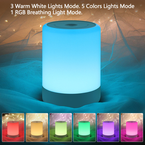 Lampe d'Ambiance Intérieure, Lumière d'Ambiance 3 Niveaux Blanc Chaud 5 Couleurs RGB, Lumières pour Chambre à Coucher, Veilleuse pour Lamparas <span class=keywords><strong>De</strong></span> Mesa <span class=keywords><strong>De</strong></span> Noche - Product Image 2