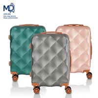 Ensemble de valises de voyage pour homme et femme, logo OEM, luxe, ABS, imperméable, léger, pour les voyages d'affaires