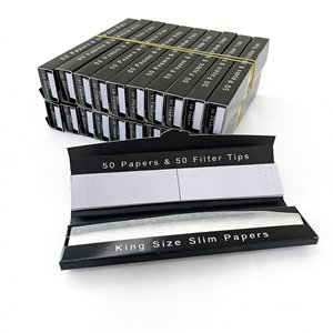 กระดาษมวนบุหรี่แบบพับได้ ขนาดคิงไซส์ ออร์แกนิค ธรรมชาติ เป็นมิตรกับสิ่งแวดล้อม สำหรับอาหาร  ปรับแต่งโลโก้ของคุณได้ - Product Image 4