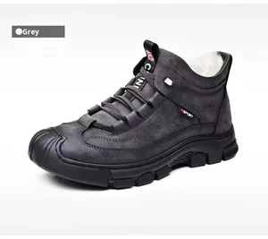 Zapatos de Hombre Nuevos para Invierno 2024, Suela de Plástico, Suela Gruesa para Botas, Transpirables, con Masaje, Aumentan la Altura, Zapatos Deportivos Casuales para Exteriores - Product Image 6