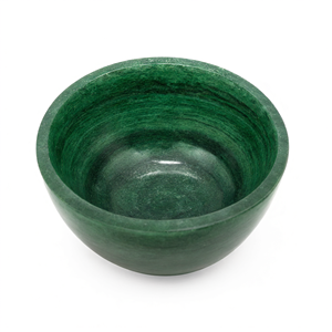 Hermosas tazas redondas de aventurina verde oscuro talladas a mano - 3 pulgadas de diámetro y peso de 160 g (0.35 lb) - SOLO UNA TAZA - Product Image 2