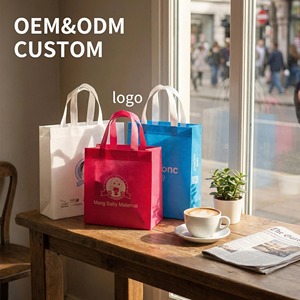 Sac fourre-tout personnalisé en PP tissé laminé non tissé, écologique et durable, style tendance avec logo personnalisé pour la promotion - Product Image 1