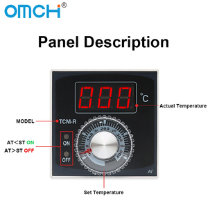 OMCH TC Series Salida de relé Pantalla <span class=keywords><strong>digital</strong></span> inteligente Control <span class=keywords><strong>PID</strong></span> Controlador de temperatura del horno para automatización del hogar - Product Image 4