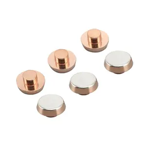 Agni Agcdo Silver Copper Electrical Bi-metal Contact Point Rivets For Switch