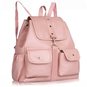 Mochila compacta de viaje 100% cuero genuino para mujer con compartimentos organizados y acabado elegante - Product Image 6