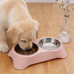 Vente flash : grand bol en acier inoxydable pour nourriture et eau pour chiens et chats, antidérapant, détachable, fournitures d'alimentation pour animaux de compagnie, base durable anti-déversement - Product Image 3