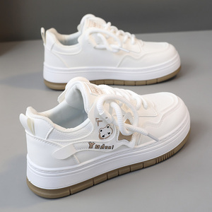 Nouvelles Chaussures de Sport Décontractées pour Femmes 2025 à Lacets, Respirantes, Antidérapantes, Tendance Mode Intemporelle, Adorables, avec Tige en PU - Product Image 3