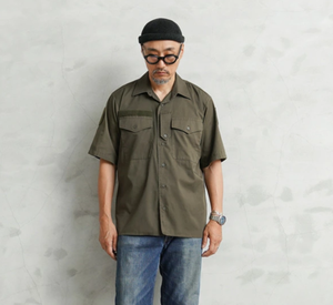 Camisa Austriaca Original OEM USADA de Manga Corta, Verde, Transpirable, Mezcla de Algodón y Poliéster - Product Image 6