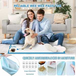 Almohadillas de Entrenamiento para Cachorros, Almohadillas Multicapa para Mascotas con Características Antidesgarro, para Perros Entrenados para Ir al Baño y Orina de Cachorros - Product Image 6