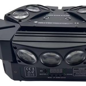 AICPOSE 9X10W RGBW 4 en 1 Spider Moving Head Light con Control DMX512 Iluminación LED para DJ - Product Image 2
