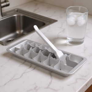 แม่พิมพ์น้ำแข็งเมทัลเท็กซ์พร้อมตัวดันน้ำแข็ง 6 ชิ้น สำหรับทำก้อนน้ำแข็ง - Product Image 3