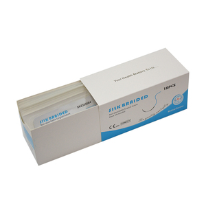 Sutures en soie non résorbables en <span class=keywords><strong>cassette</strong></span>, usage vétérinaire, bleues, tressées, certifiées CE et ISO, stériles, haute qualité - Product Image 4