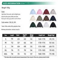 Ensemble sweat-shirt et pantalon en coton lourd 430GSM |   Survêtement unisexe surdimensionné streetwear pour couple avec impression de logo en relief personnalisée