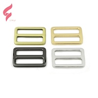 Boucle à glissière triple en zinc sans nickel LiHui, écologique et professionnelle, avec logo personnalisé pour sacs à main