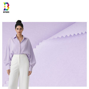 無地織りレーヨンストレッチ生地TR40 * 75D + 40D快適な女性スーツレディードレスの競争力のある価格 - Product Image 1