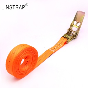 Sangle d'arrimage <span class=keywords><strong>à</strong></span> <span class=keywords><strong>cliquet</strong></span> en polyester Liniu de 1 pouce, couleur personnalisée, sans fin, pour cargaison - Product Image 4