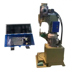 Labour Savings Automatic Feeding Vibrating Bowl Feeder Solid Aluminum Rivets Hydraulic Riveting Machine