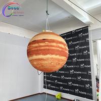 Planètes Gonflables Géantes Suspendues avec Impression Réaliste pour Décoration Commerciale Extérieure et Intérieure