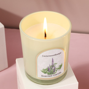 Bougies décoratives de luxe parfumées faites à la main en gros, bougies personnalisées d'usine avec couvercle, boîtes pour mariages <span class=keywords><strong>et</strong></span> fêtes - Product Image 4