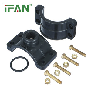 IFAN Raccordo a Morsetto in Plastica PP con <span class=keywords><strong>4</strong></span> Viti per Tubi HDPE da Irrigazione a Goccia da <span class=keywords><strong>1</strong></span>/<span class=keywords><strong>2</strong></span>'' 3/<span class=keywords><strong>4</strong></span>'' <span class=keywords><strong>1</strong></span>'' <span class=keywords><strong>2</strong></span>'' per Linee Idriche - Product Image 2