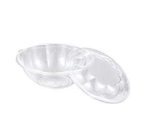 HS-01 dùng một lần rõ ràng nhựa Bát salad với nắp, takeout container cho trái cây salad, ăn trưa và bữa ăn chuẩn bị thức ăn nhanh hộp - Product Image 1