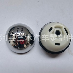 Fiat 500C Gear <b>Knob</b> 5-Speed Chrome <b>Black</b> Numbers Aluminum Alloy Rustproof Car Shift <b>Knob</b> - Product Image 1