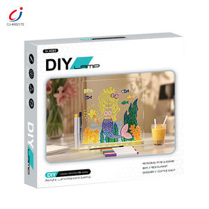 Chengji Led Tekenblok Lichtgevende Acryl Memo Bericht Wissen Bord Creatieve Diy Schilderij Set Voor Kinderen Educatief Speelgoed - Product Image 5