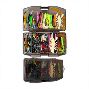 Kit de Señuelos de Pesca Shark de 120 Piezas con Cabeza de Jig y Spinner Metálico para Pesca de Lucioperca, Accesorio para Comercio Electrónico Transfronterizo - Product Image 3