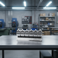 Compteur mécanique conjoint à 4 chiffres en acier inoxydable à 6 unités modèle Sk-c6, compteur manuel à 4 chiffres pour le comptage